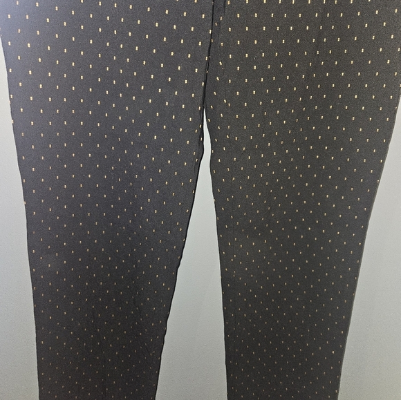 Zac & Rachel Womans Black/Gold Pants Size 14 - Picture 3 of 11